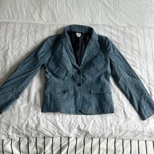 J Crew denim blazer size 6 - barely used